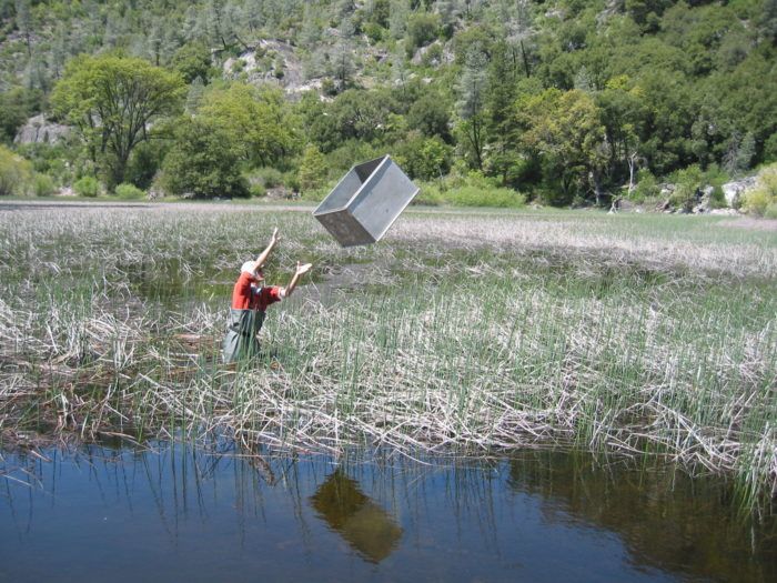 Jeff Holmquist tossing a