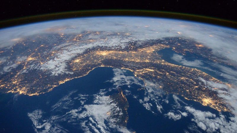View of Earth from space
