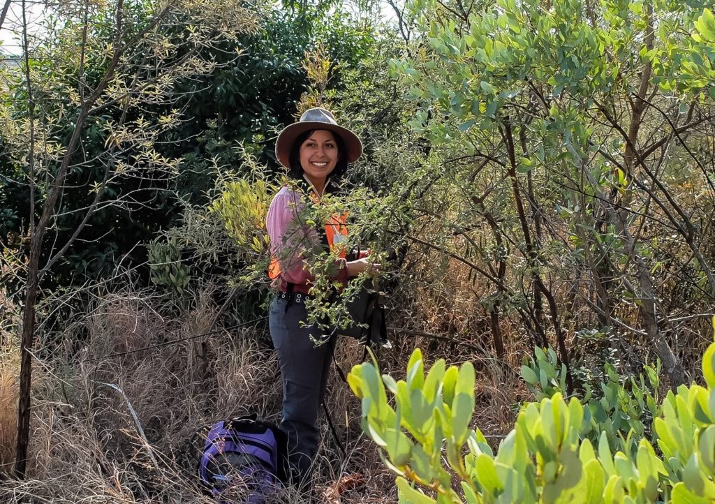 Carranza conducts research in the Bushveld region of South Africa.