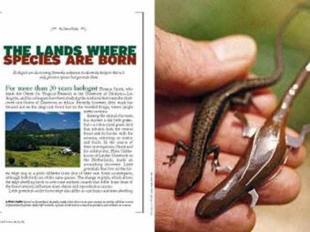 the lands where species are born