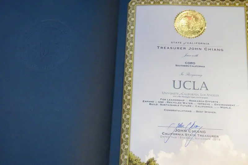 ucla honored for water innovation