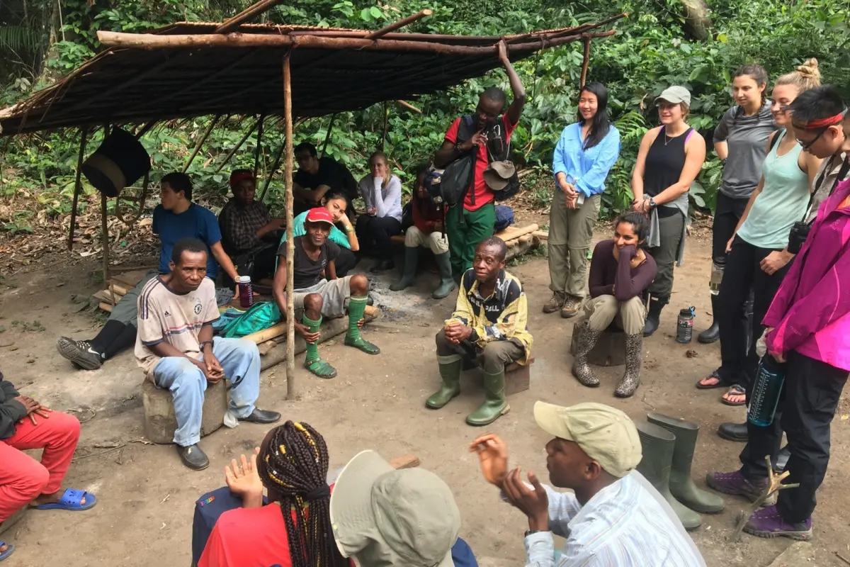 students re-establish vital foothold for research deep in african rainforest