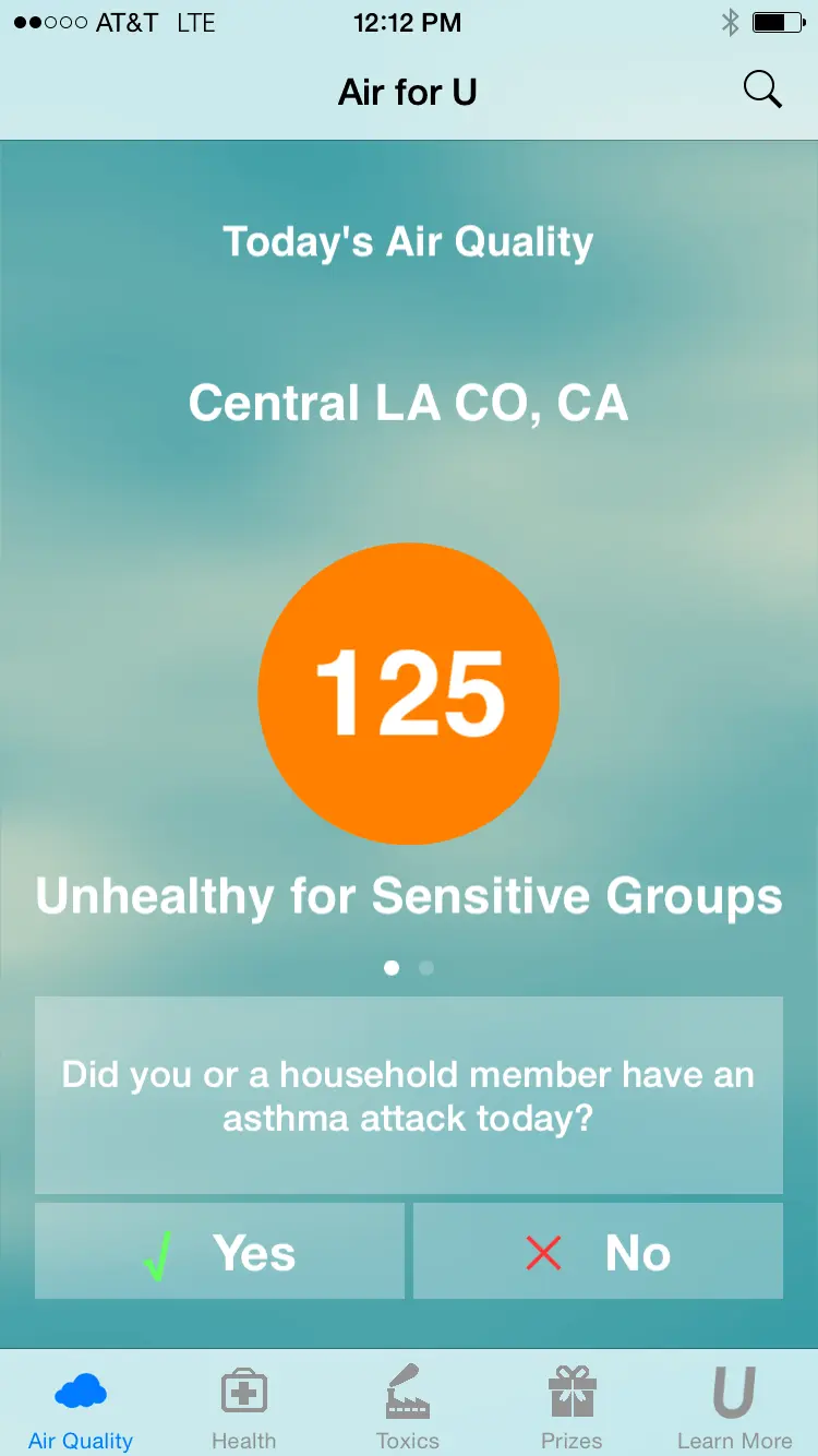 air quality mobile application