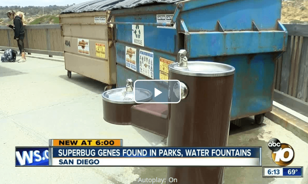 drug-resistant superbug genes found in san diego parks