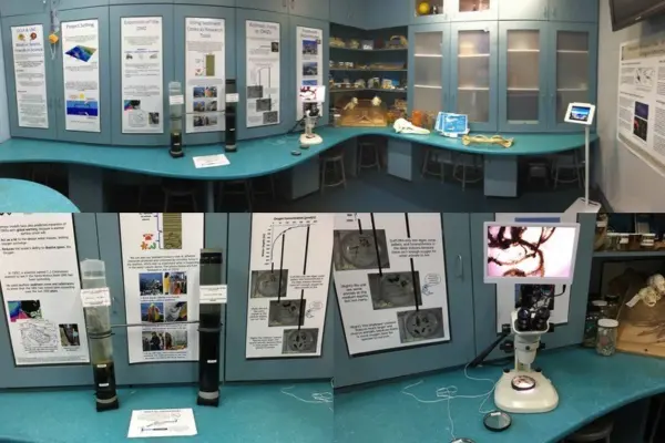 public exhibit on the oxygen minimum zone in the santa monica basin