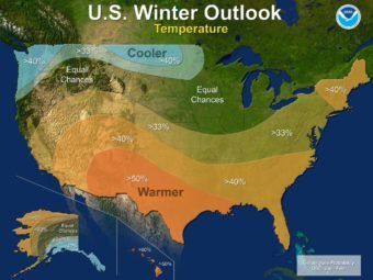 a warmer, drier socal winter might be on tap