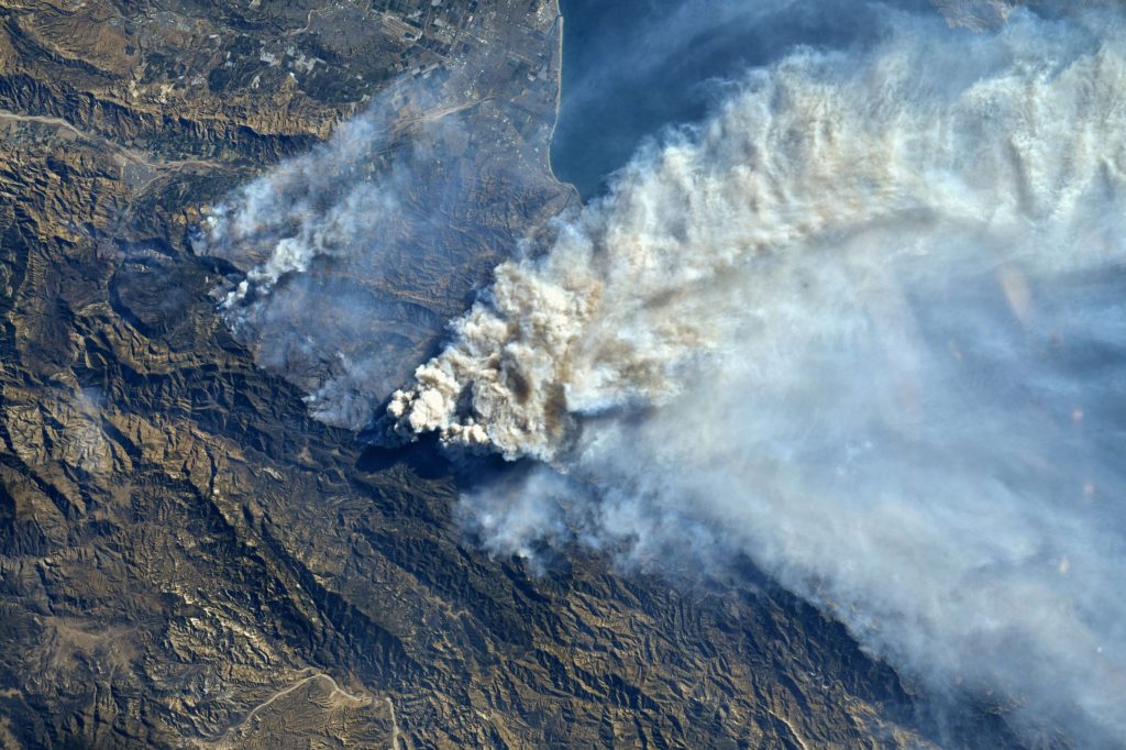 five of the best california wildfire pictures from space