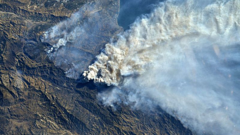 five of the best california wildfire pictures from space
