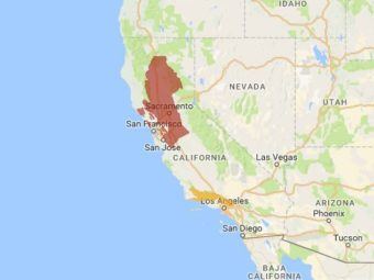 stunning nasa image shows three wildfires burning in southern california