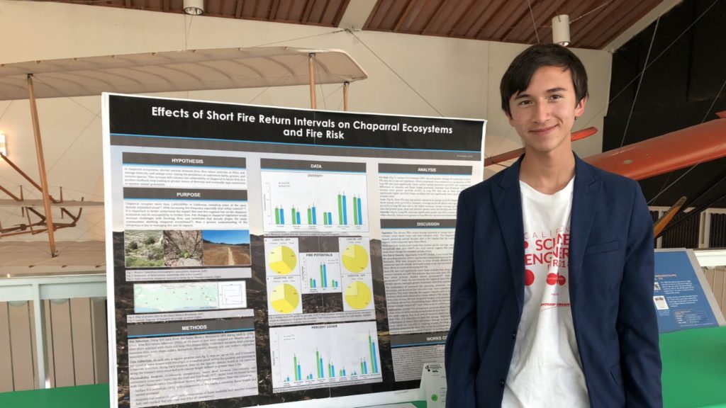 ucla high school volunteer wins state science fair