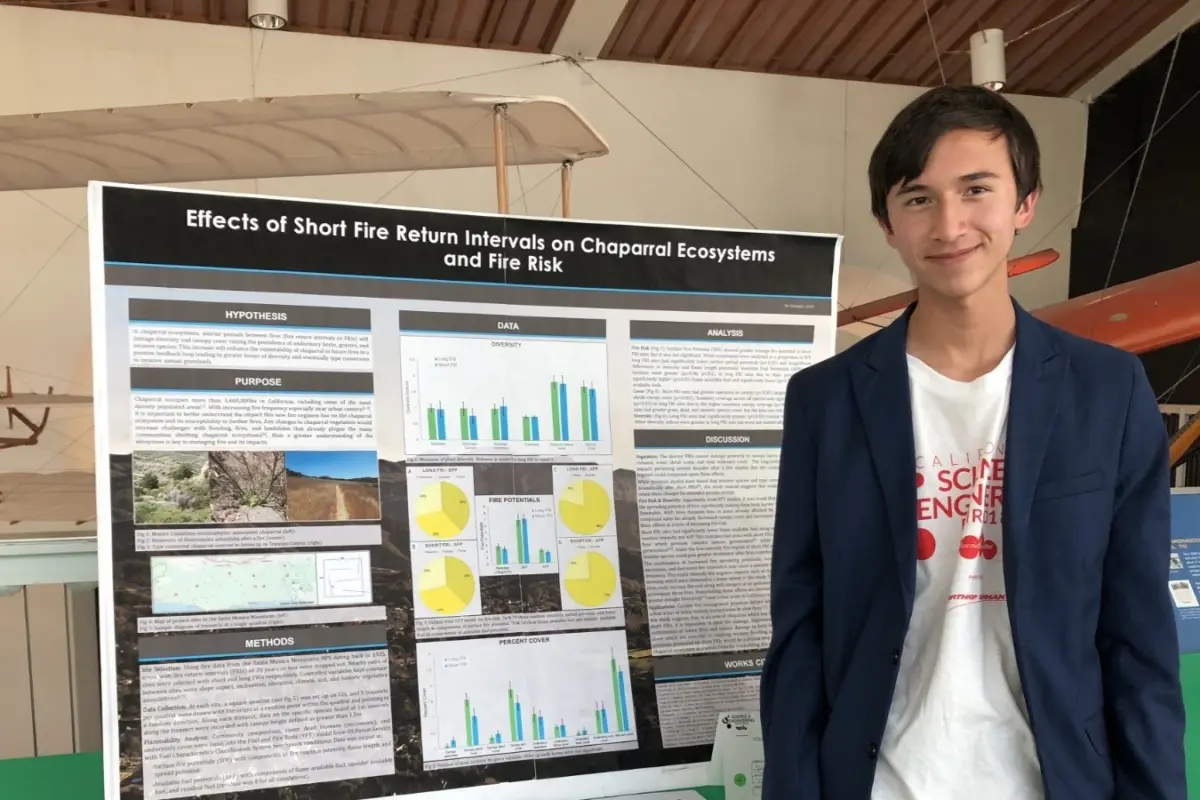 ucla high school volunteer wins state science fair