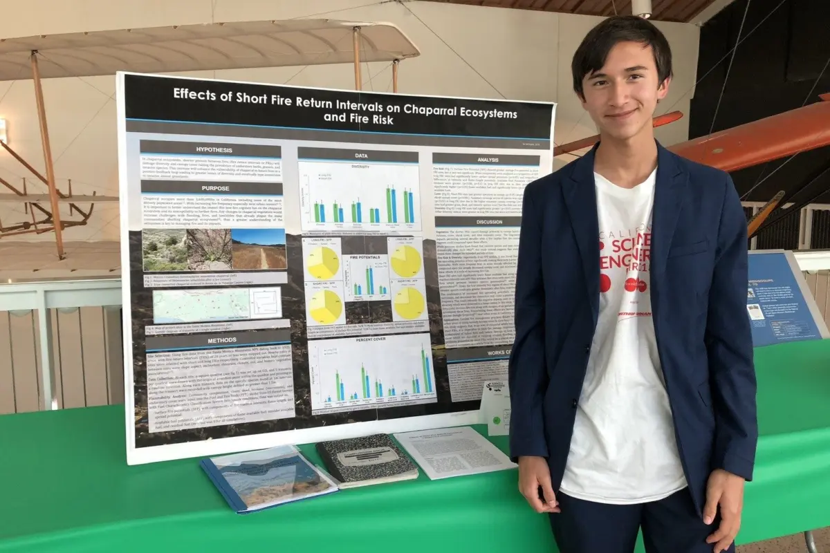high school student mentored by ucla la kretz center postdocs wins state science fair