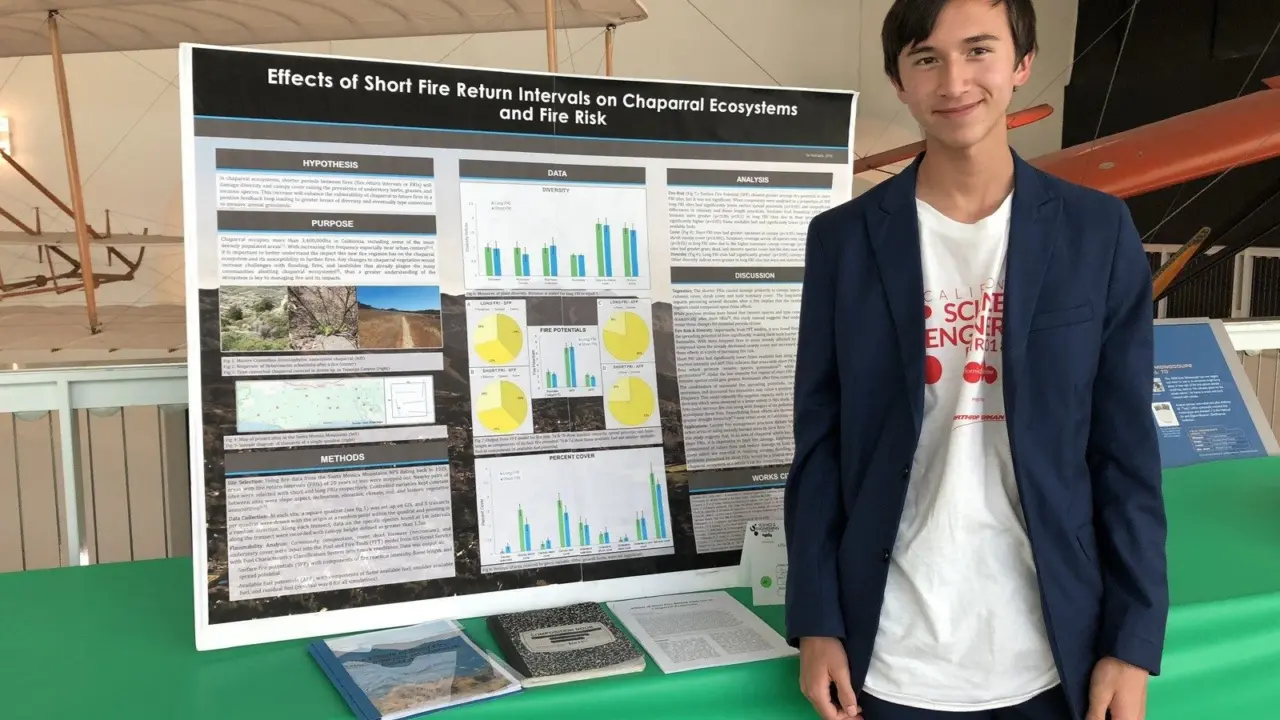 high school student mentored by ucla la kretz center postdocs wins state science fair