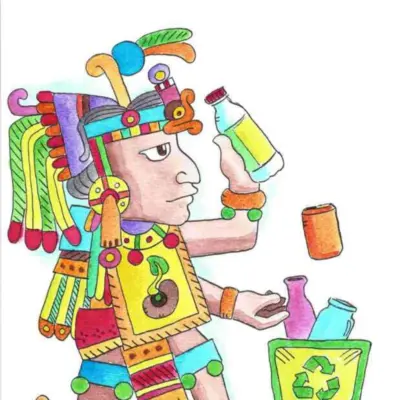 Illustration Recycling por la causa