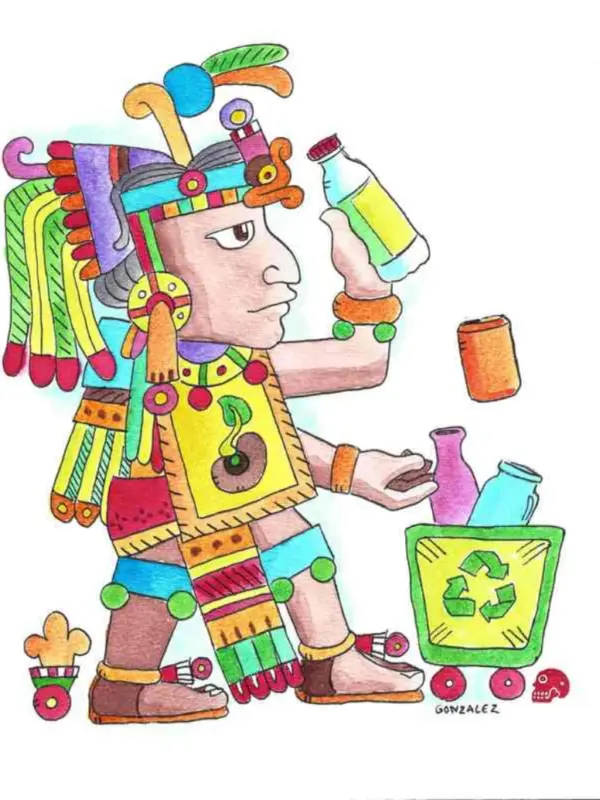 Illustration Recycling por la causa