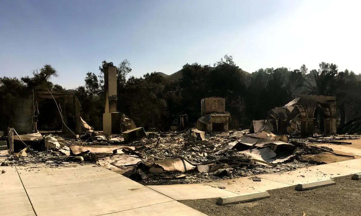 one of two buildings at ucla research station burned in woolsey fire