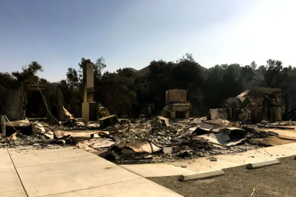 one of two buildings at ucla research station burned in woolsey fire