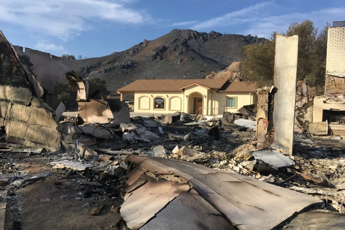 one of two buildings at ucla research station burned in woolsey fire
