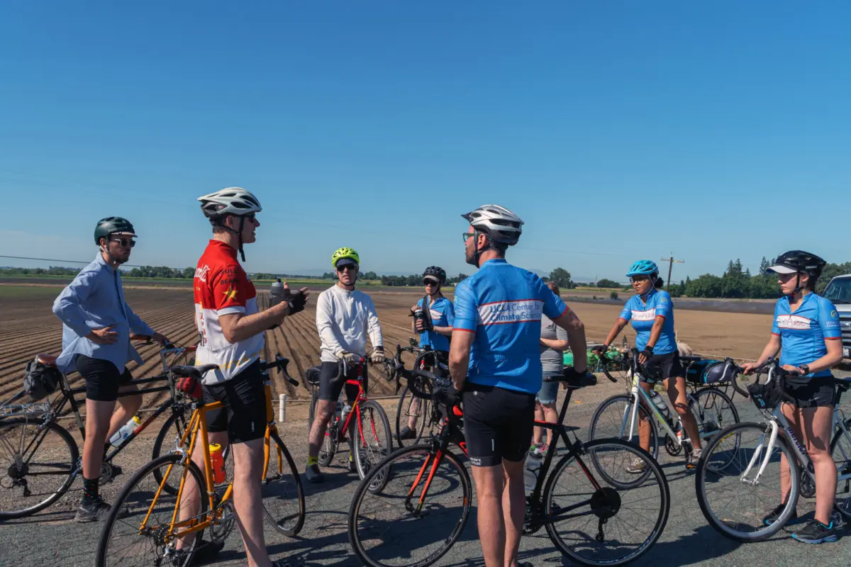 bike expedition raises awareness of climate change in california