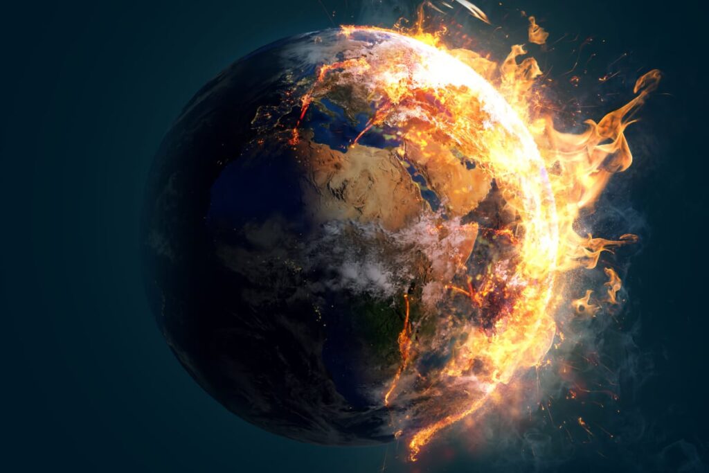 Burning Planet Earth