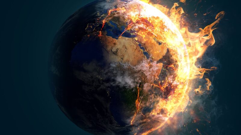 Burning Planet Earth