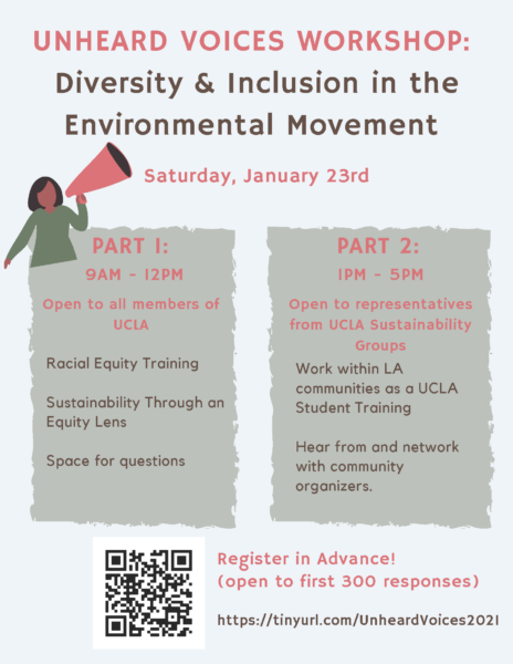 cdls unheard voices workshop: diversity and inclusion in the environmental movement