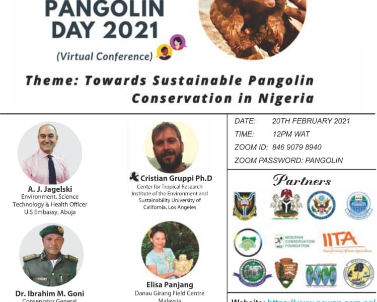 cristian gruppi presents at world pangolin day nigeria conference