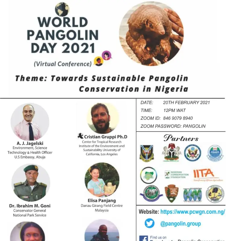 cristian gruppi presents at world pangolin day nigeria conference
