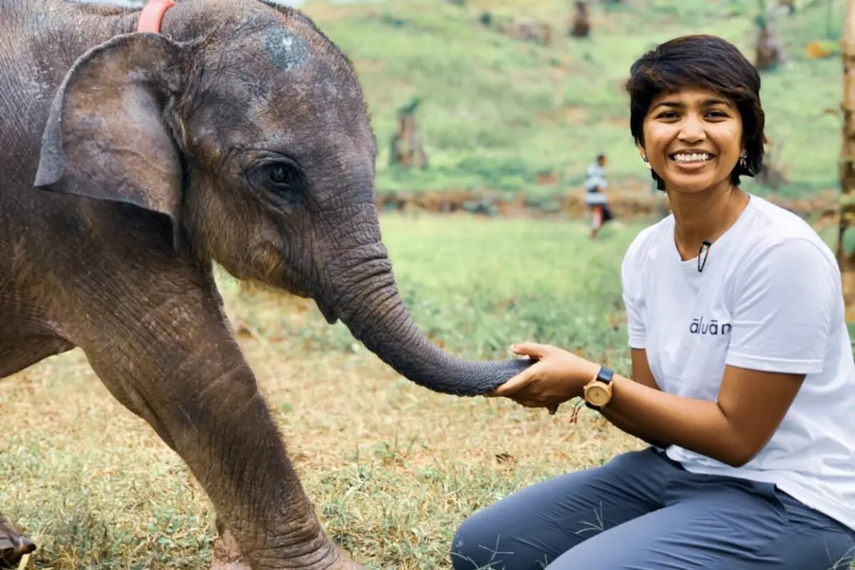FarwizaFarhanwithelephant