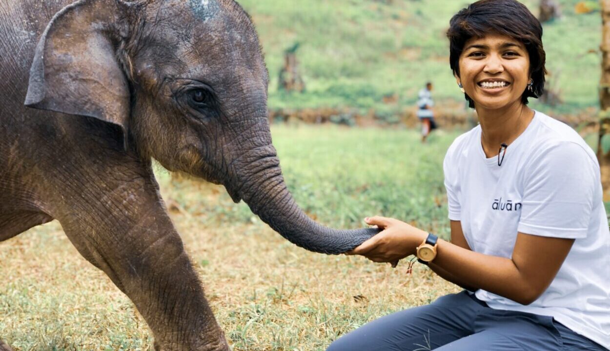 FarwizaFarhanwithelephant