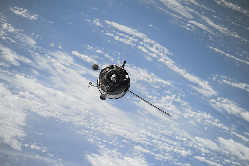 nasa satellite above earth