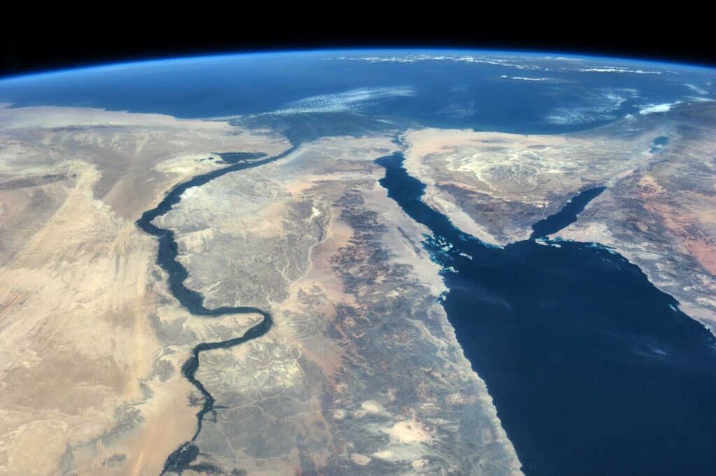 Nile River from space