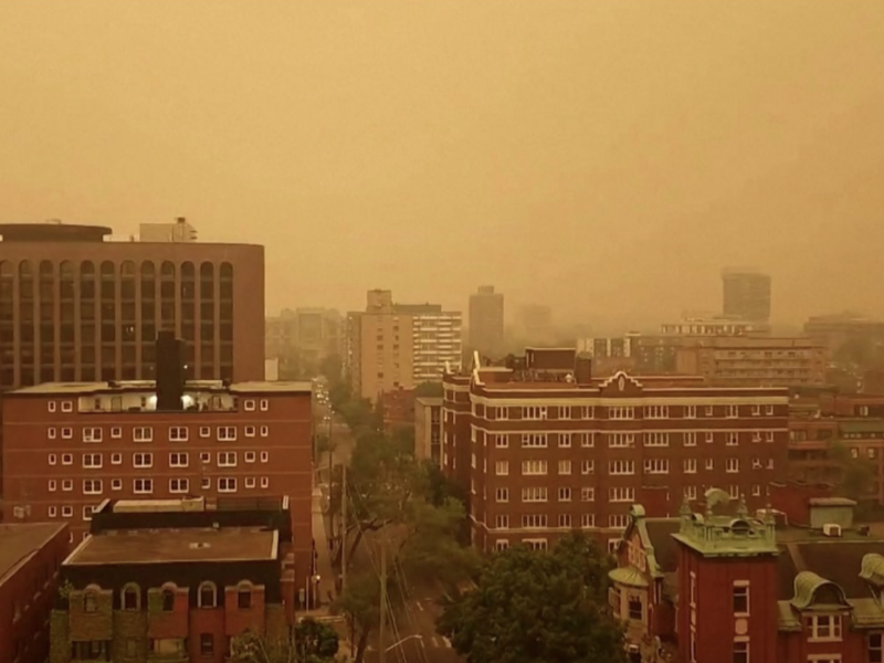 Canada wildfire smoke