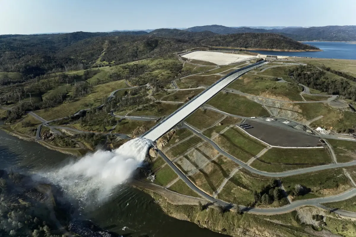 Oroville Dam’s spillways | Spencer Lowell