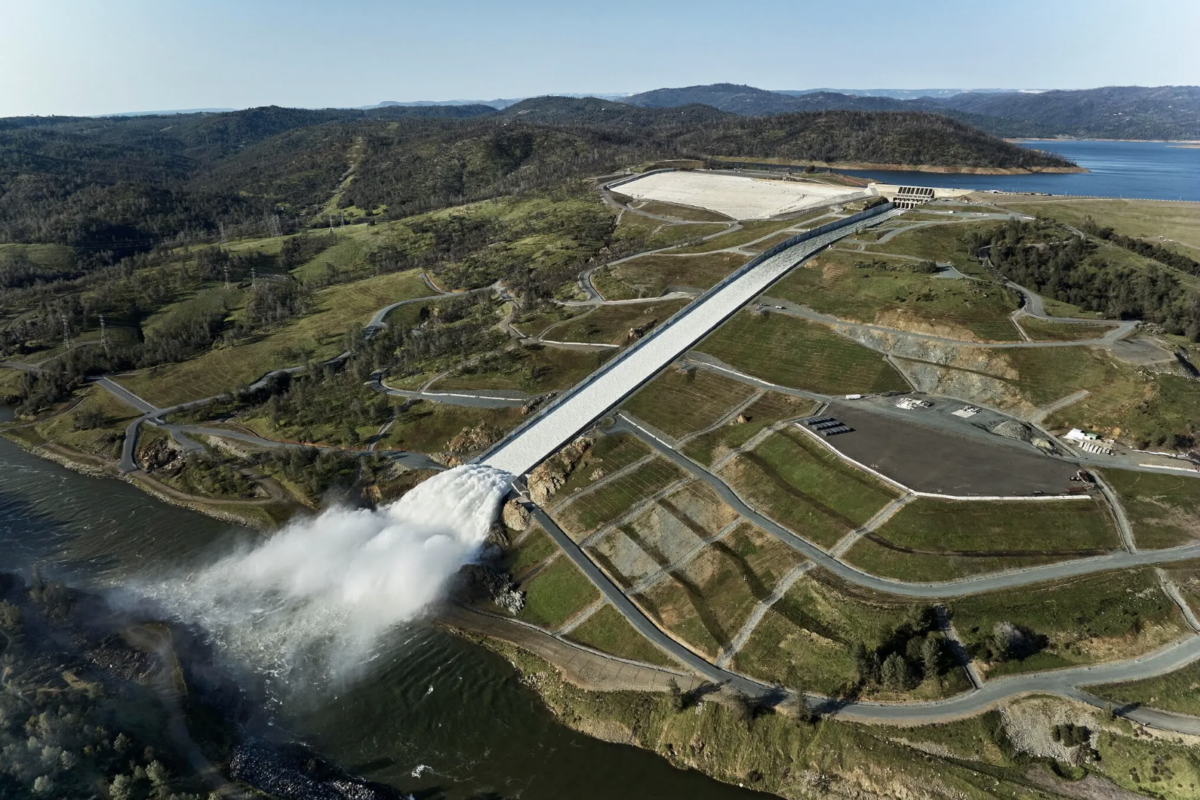 Oroville Dam’s spillways | Spencer Lowell