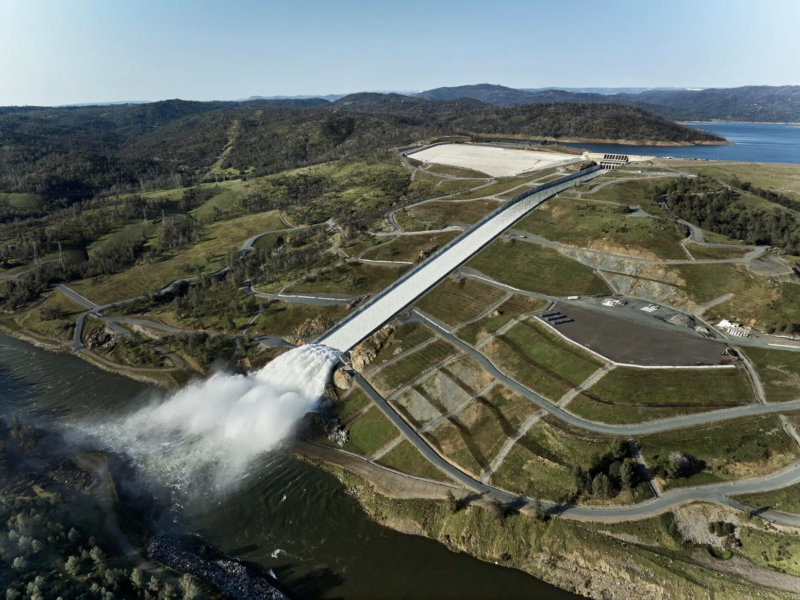 Oroville Dam’s spillways | Spencer Lowell