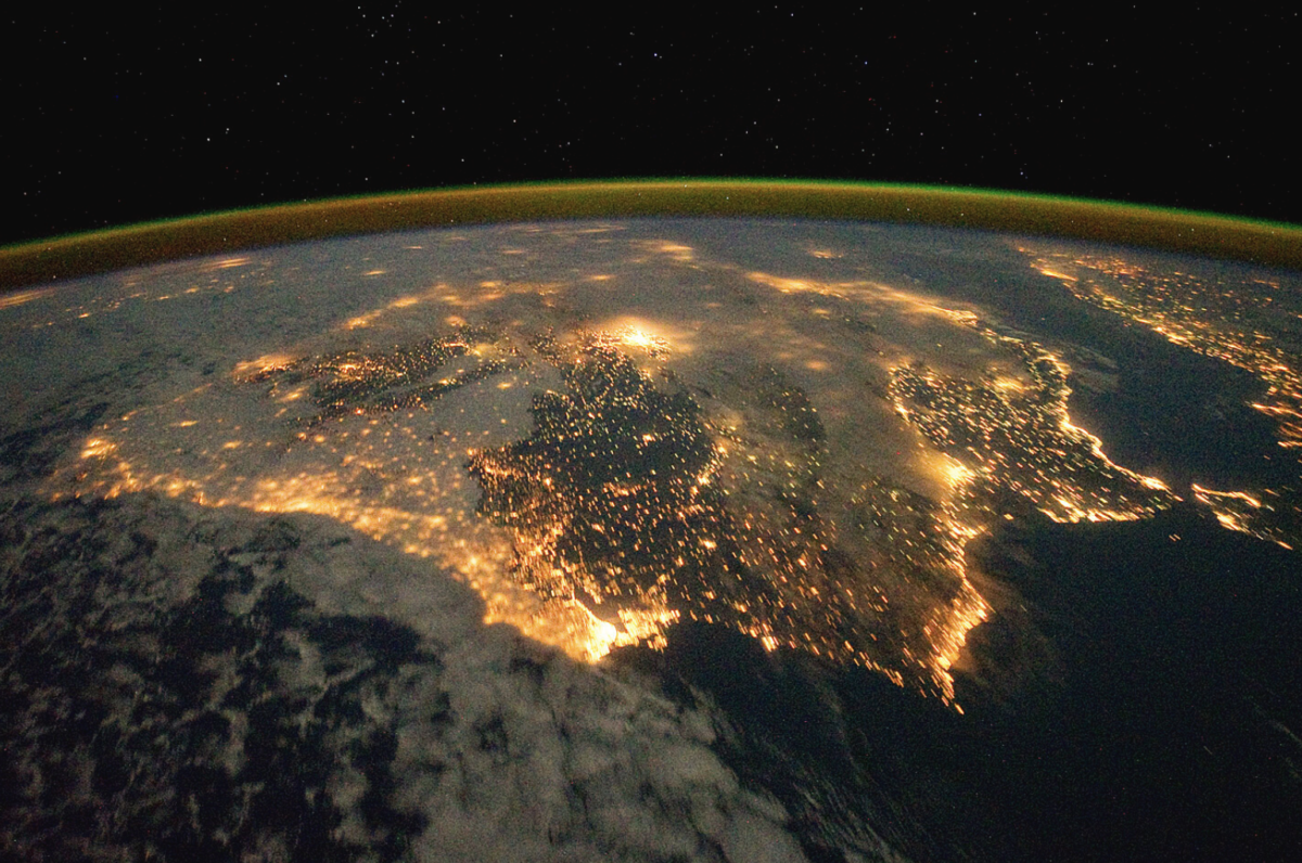 Iberian Peninsula at Night | NASA‘s Earth Observatory