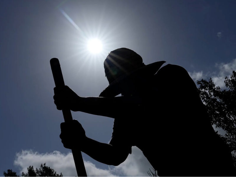 Outdoor workers are vulnerable to prolonged heat waves like the one hitting Texas, which climate scientists warn are becoming more common | David J. Phillip