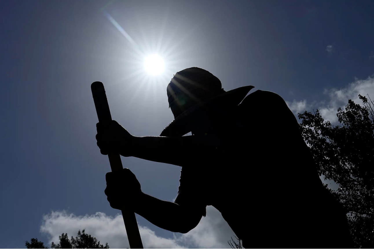 Outdoor workers are vulnerable to prolonged heat waves like the one hitting Texas, which climate scientists warn are becoming more common | David J. Phillip