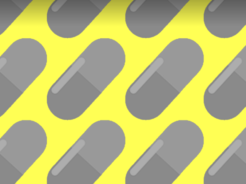 Pills neon background