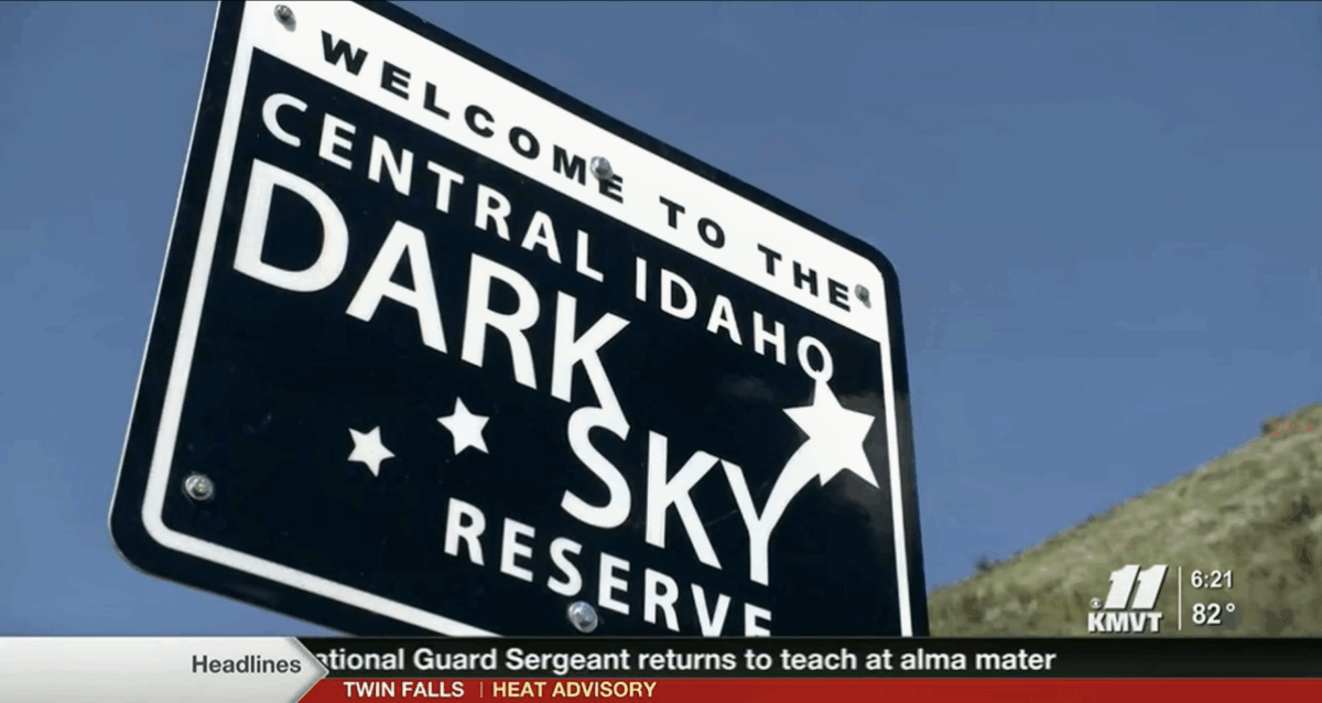 Central Idaho light pollution monitoring