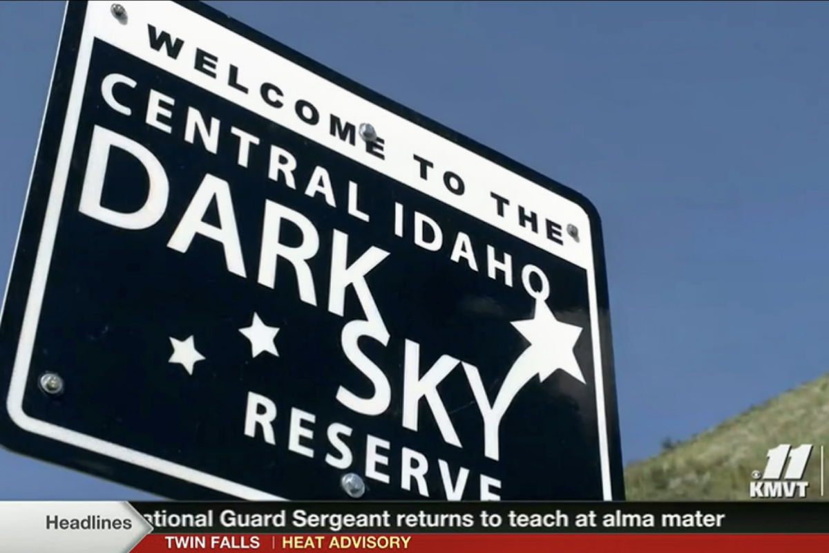 Central Idaho light pollution monitoring