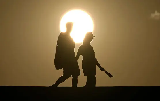Death Valley National Park last week. Heat, heat waves, record breaking temperature, hot, heat sick, global warming, climate change | John Locher, Associated Press