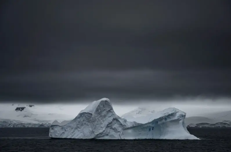 Melting icebergs along the Antarctic Peninsula | Sebnem Coskun, Anadolu Agency, via Getty Images