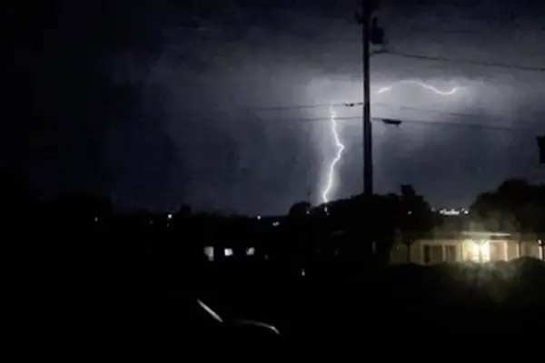 lightning northern california