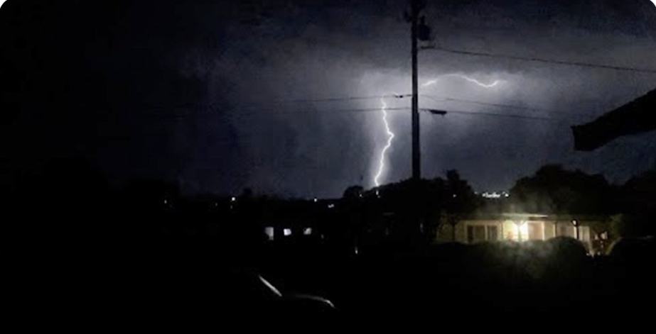 lightning northern california