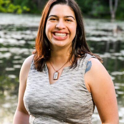 Stepfanie Aguillon, evolutionary biologist, pictured at The Lab of Ornithology in Ithaca, NY, Thursday, June 9, 2021.