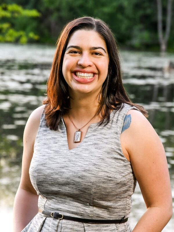 Stepfanie Aguillon, evolutionary biologist, pictured at The Lab of Ornithology in Ithaca, NY, Thursday, June 9, 2021.
