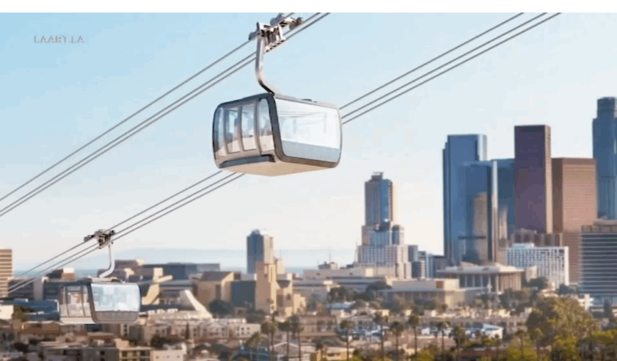 Dodger Stadium gondolas
