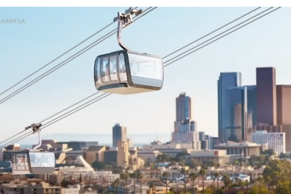 Dodger Stadium gondolas
